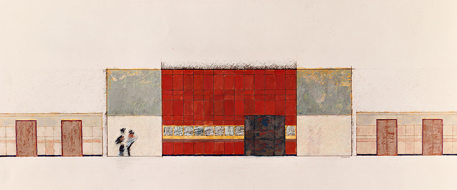 Peter Marren - Drawing AandD Building